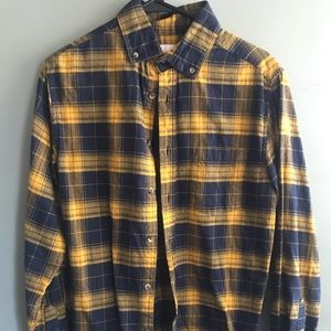 🌈Yellow and blue flannel